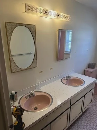 Before upstairs bathroom renovation